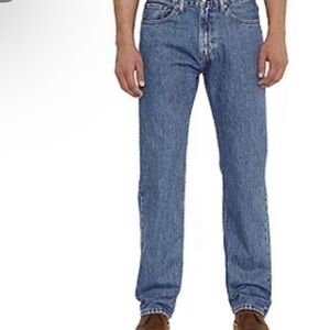 Levi’s 505 Classic Straight Leg Regular Fit Jeans 40W 32W
